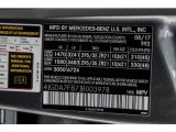 2018 GLE Color Code for Selenite Grey Metallic - Color Code: 992