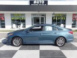 2017 Lakeside Blue Hyundai Sonata Limited #122540592