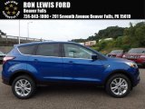 2017 Lightning Blue Ford Escape SE 4WD #122540460