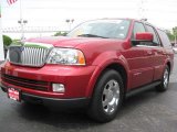 2005 Vivid Red Metallic Lincoln Navigator Luxury 4x4 #12244481