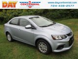 2017 Arctic Blue Metallic Chevrolet Sonic LT Sedan #122540453