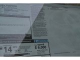 2018 Toyota Sequoia Platinum 4x4 Window Sticker