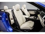 2018 BMW 4 Series 430i Convertible Ivory White Interior