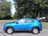 2018 Laser Blue Pearl Jeep Compass Sport #122582705
