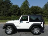 2017 Bright White Jeep Wrangler Sport 4x4 #122582702