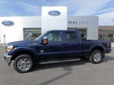 2012 Dark Blue Pearl Metallic Ford F250 Super Duty Lariat Crew Cab 4x4 #122601564