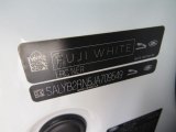 2018 Range Rover Velar Color Code for Fuji White - Color Code: NER