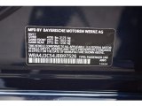 2018 4 Series Color Code for Imperial Blue Metallic - Color Code: A89
