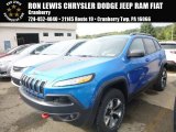 2018 Hydro Blue Pearl Jeep Cherokee Trailhawk 4x4 #122622893