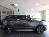 2017 Mineral Gray Hyundai Santa Fe Sport 2.0T Ulitimate AWD #122623008