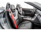 2018 Mercedes-Benz SLC 300 Roadster Black/Silver Pearl w/Red Piping Interior