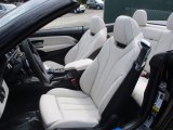 2018 BMW 4 Series 440i xDrive Convertible Ivory White Interior