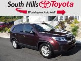 2014 Dark Cherry Kia Sorento LX AWD #122721500