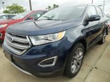 2017 Blue Jeans Metallic Ford Edge Titanium AWD #122742351