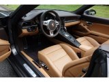 2014 Porsche 911 Turbo S Cabriolet Espresso/Cognac Natural Leather Interior