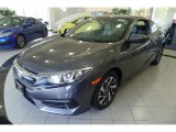 2017 Modern Steel Metallic Honda Civic LX Coupe #122742376