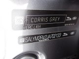 2018 Range Rover Velar Color Code for Corris Grey Metallic - Color Code: LKH