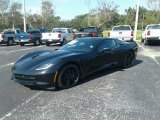 Black Chevrolet Corvette in 2018