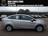 2017 Ingot Silver Ford Fiesta S Sedan #122769391