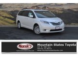 2017 Blizzard White Pearl Toyota Sienna Limited AWD #122796004