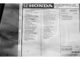 2018 Honda HR-V EX-L Window Sticker