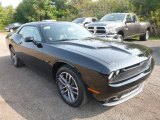 Pitch Black Dodge Challenger in 2018