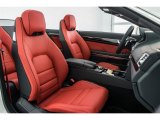 2017 Mercedes-Benz E 550 Cabriolet Anthracite/Berry Red Interior