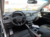 2018 Kia Sorento EX V6 AWD Black Interior