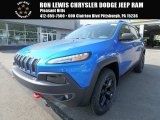 2018 Hydro Blue Pearl Jeep Cherokee Trailhawk 4x4 #122828949