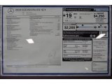 2018 Mercedes-Benz GLE 350 4Matic Window Sticker