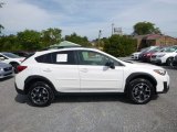 Crystal White Pearl Subaru Crosstrek in 2018