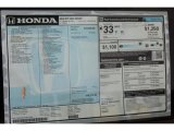 2018 Honda Fit Sport Window Sticker