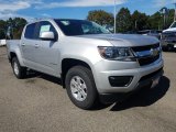 2018 Silver Ice Metallic Chevrolet Colorado WT Crew Cab 4x4 #122901267