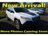 2014 Bright White Jeep Cherokee Trailhawk 4x4 #122940963