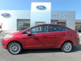 Ruby Red Ford Fiesta in 2014