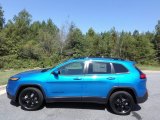 2018 Hydro Blue Pearl Jeep Cherokee Latitude #122983767