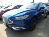 2018 Lightning Blue Ford Fusion SE #122984034