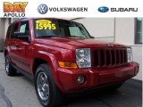 2006 Inferno Red Pearl Jeep Commander 4x4 #12265509