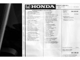 2018 Honda Fit EX-L Window Sticker