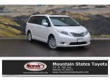 2017 Blizzard White Pearl Toyota Sienna Limited AWD #123002680