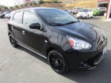 2015 Mystic Black Mitsubishi Mirage DE #123026046