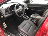 2018 Hyundai Elantra Sport Black Interior
