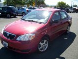 2005 Impulse Red Toyota Corolla CE #12278218