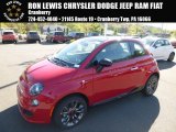 2017 Rosso (Red) Fiat 500 Pop #123064427