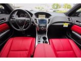 2018 Acura TLX V6 SH-AWD A-Spec Sedan Red Interior