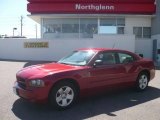 2008 Inferno Red Crystal Pearl Dodge Charger SE #12264326