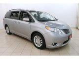 2015 Silver Sky Metallic Toyota Sienna XLE #123108221