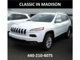 2018 Bright White Jeep Cherokee Latitude Plus 4x4 #123108211