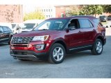 2017 Ruby Red Ford Explorer XLT 4WD #123108128