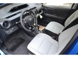 2018 Toyota Prius c One Gray Interior